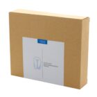 Brown cardboard box with earphones label and 1605 text.