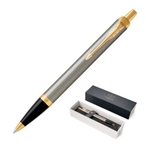 Brushed Stainless GT - Ballpoint Parker IM Metal Pens