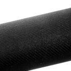 Close-up of a black textured fabric with a subtle herringbone pattern.