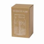 Brown box labeled Decorative Plant with a jar and plant illustration on the front.