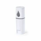 White air freshener dispenser with a transparent window on the side.