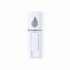White wall-mounted air freshener with a tear-shaped design on the cover.