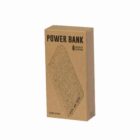 Brown cardboard box labeled Power Bank with a wheat straw design.