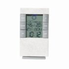 Digital weather station displaying temperature, humidity, and time.