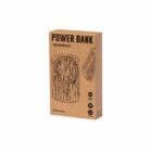 Brown cardboard box labeled Power Bank Bamboo with a sketch of a bamboo-themed power bank.