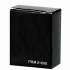 Black box with a closed lid and ITEM 21250 printed on the front.