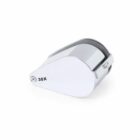 Silver magnifying loupe with 30X marking on white background.
