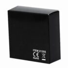 Black box with white item number, CE, and RoHS symbols.
