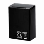 Black rectangular box with item number and safety symbols in white text.