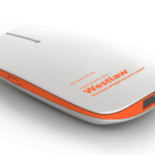 White and orange computer mouse with Westlaw logo on top.