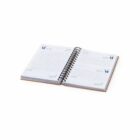 Open spiral-bound planner showing pages for three days: the 12th, 13th, and 14th. Pages include space for notes and lines for writing. The planner is positioned on a white background.
