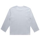 Light gray long-sleeve shirt shown from the back on a white background.