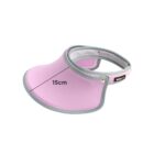 Pink visor with a grey trim, labeled 15cm on the brim.