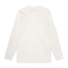 Plain white long-sleeve t-shirt on a white background.