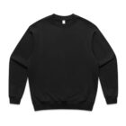 Black sweatshirt against a white background.
