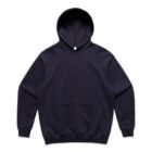 Plain black hoodie with a front pocket and hood.