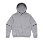 Gray hoodie on a white background, shown from the front.