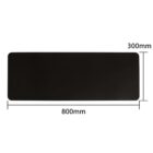 Black rectangular mat with dimensions 800mm by 300mm displayed.