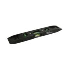Black spirit level with green vials, labeled Bond University on the side.