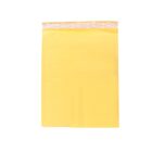 A promotional yellow bubble mailer with a peel-and-seal strip.