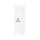 White gift bag with Plano logo and rope handles.