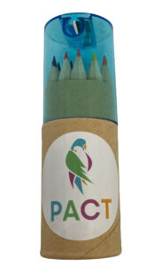 Branded Rembrandt pencils with PACT logo