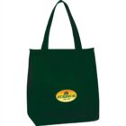Dark green tote bag with Eckrich logo on the front.