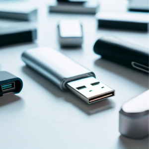 Grey Flash Drive