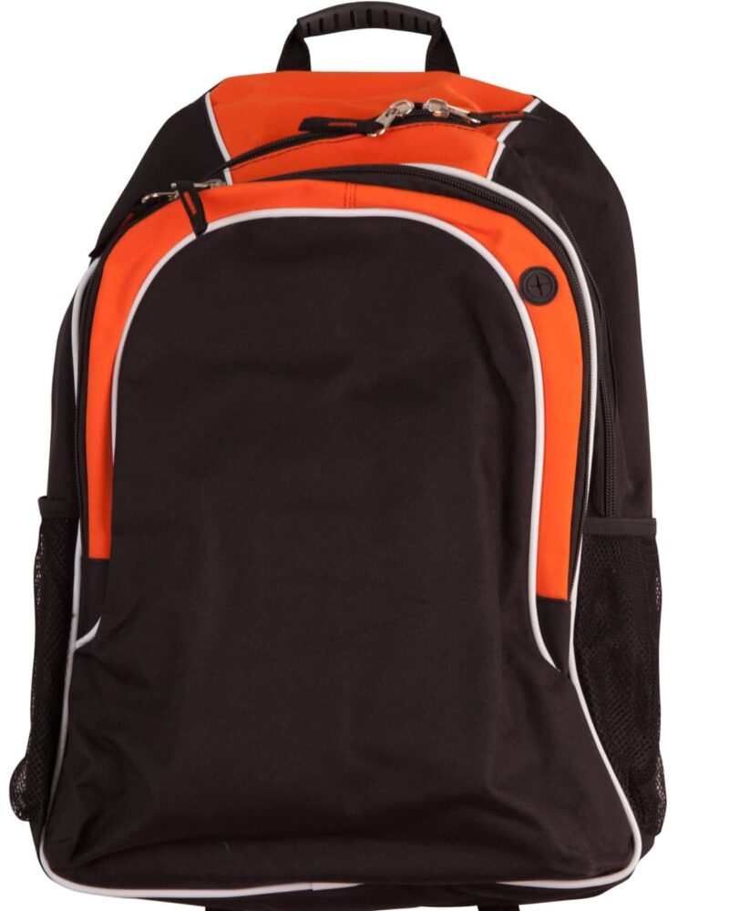 Black-white-orange
