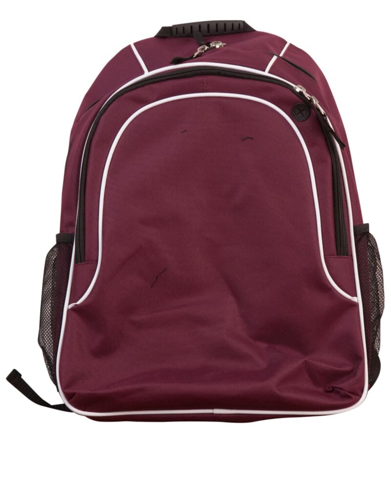 Maroon-white-maroon