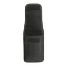 Black fabric knife pouch with Velcro flap.
