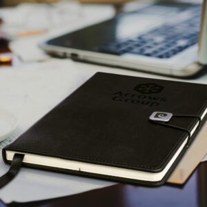 black notebook