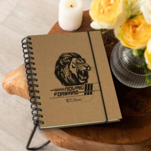 brown notebook