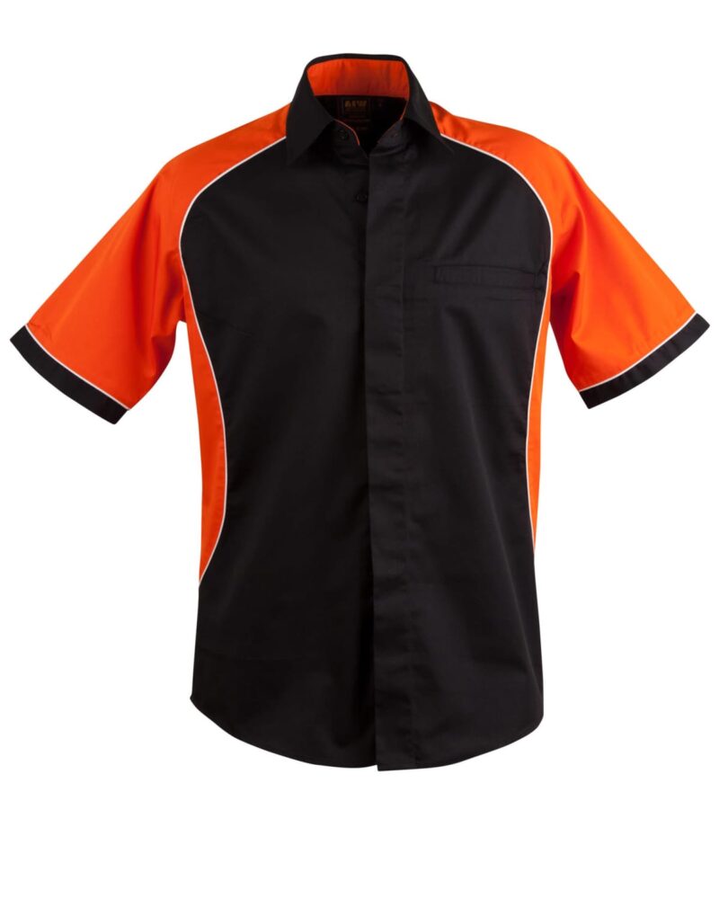Black-white-orange