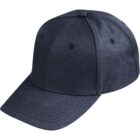 Dark gray baseball cap with a curved brim on a white background.