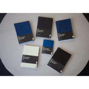 promotionals notebook with names on the cover.