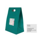 Teal gift bag with floral sticker that says Especially for you.
