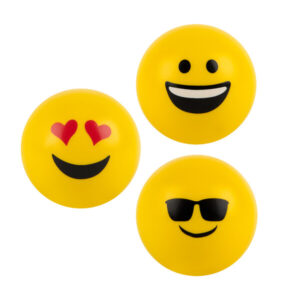 3 Promotional Emoji Stressballs