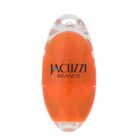 Orange and white oval-shaped float with Jacuzzi Brands logo printed on it.