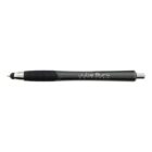 Black pen with Julie Burk Perfumes written on the side, featuring a rubber grip.