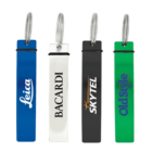 Four Larger Bottle Openers—Personalised Freebies, perfect as branded rectangular keychains.