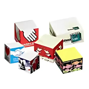 Sticky Note Cubes With Side Print 10X10X5Cm