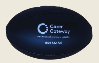 branded mini rugby balls with logo.