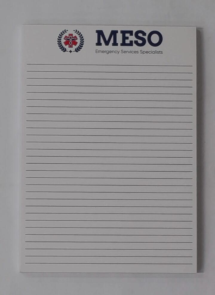MESO- tear away notepads