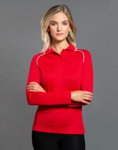 Women Champion Plus Long Sleeve Polos