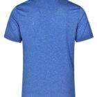 Blue polo shirt, displayed from the back.
