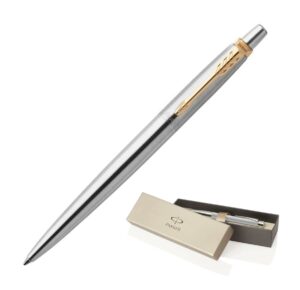 Parker Jotter Brushed Stainless GT Ballpoint Pens