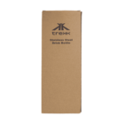 Brown box with TREKK Stainless Steel Drink Bottle text and logo printed on the front.