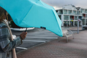 Blue UV umbrella