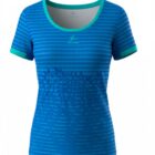 Ladies Sublimated Tee Shirt with light stripes and a subtle tree design on the lower front.